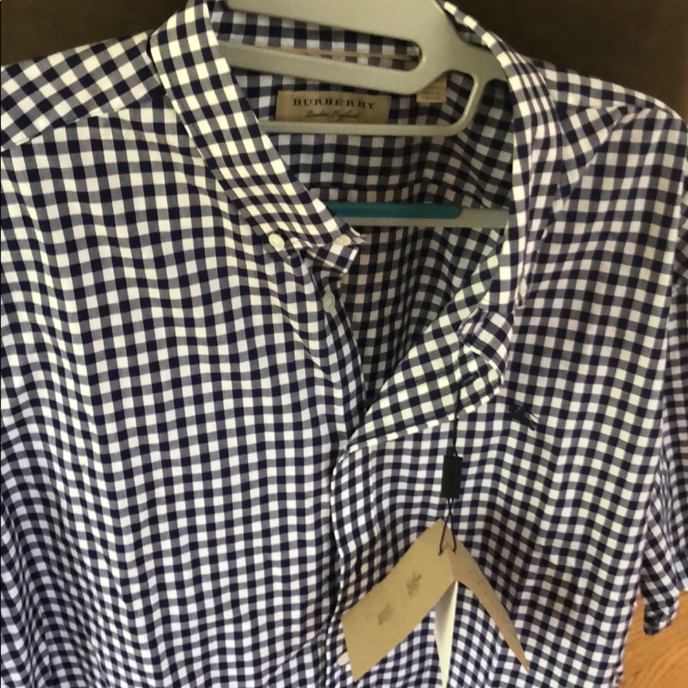 Short sleeve Burberry button down